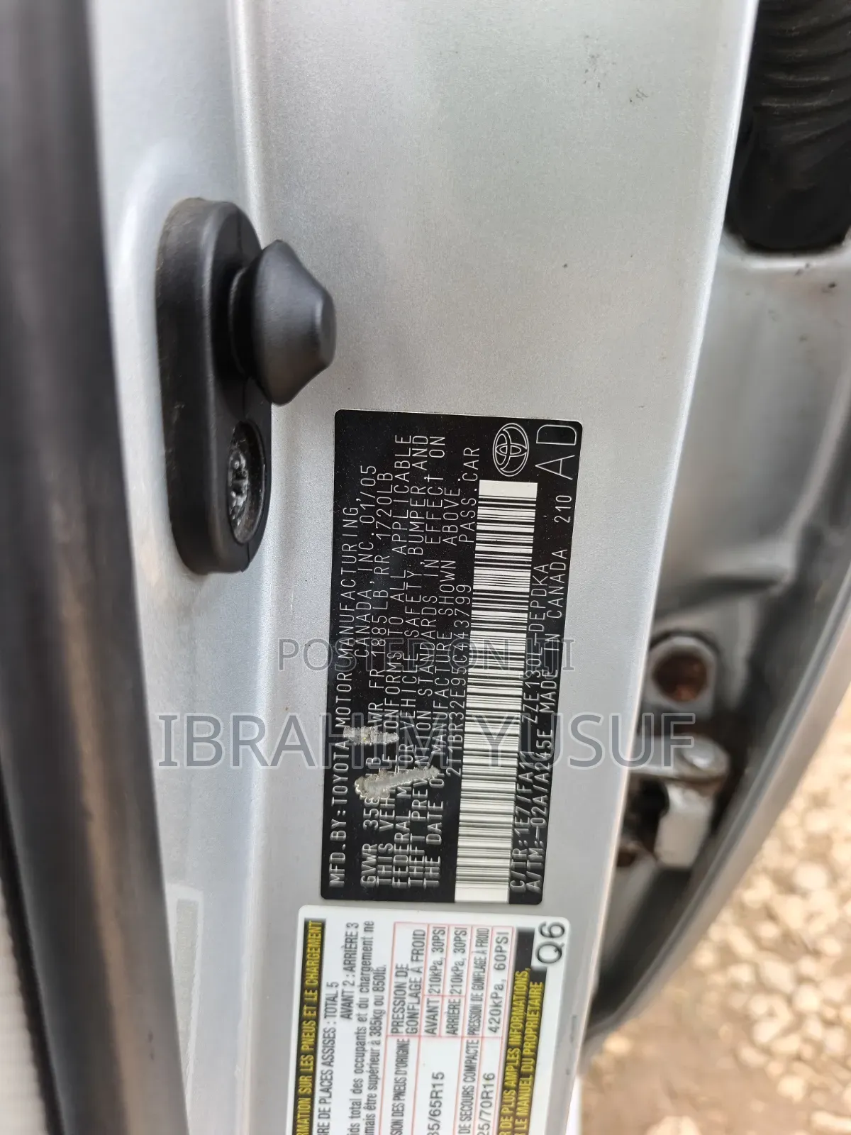 Toyota Corolla 2005 Silver