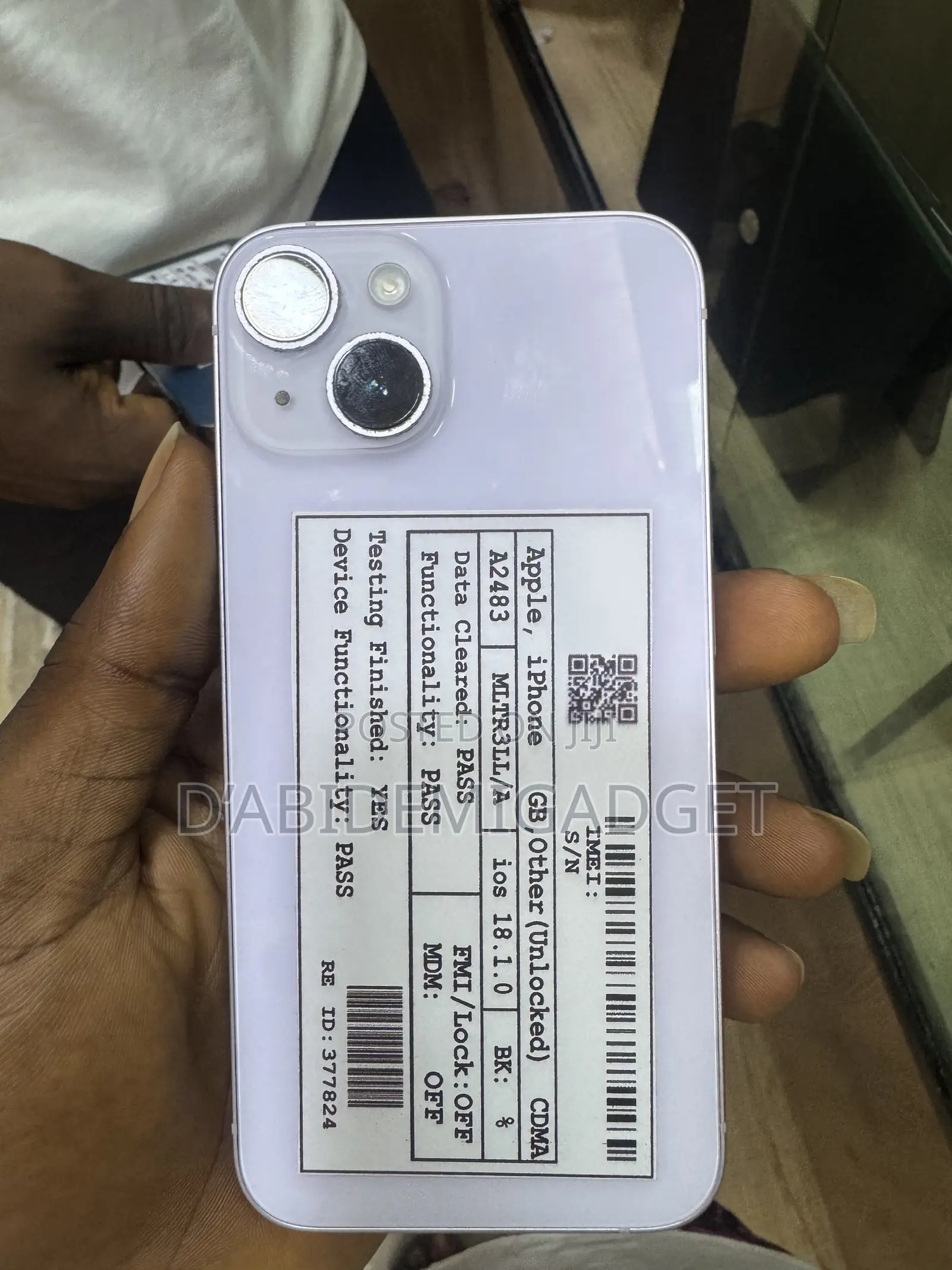 Apple iPhone 14 Plus 128 GB Purple