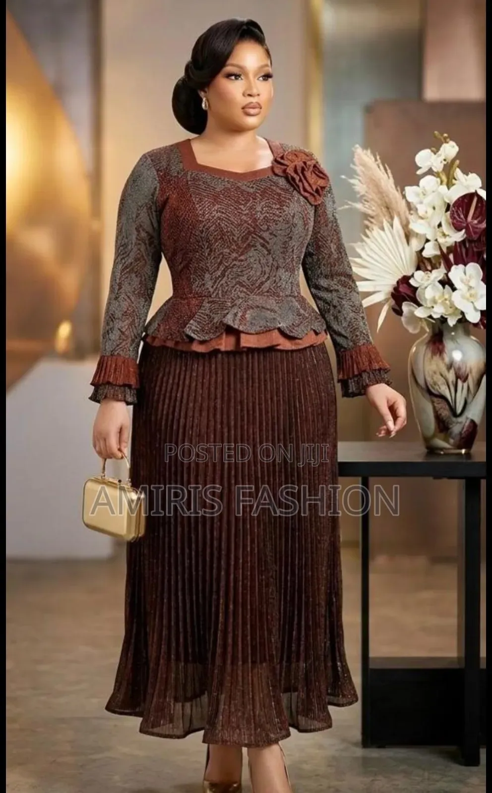 Quality Beautiful Myiaky Long Sleeve Gown