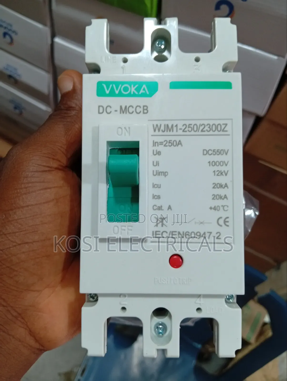 250 Amps 2p Dc Breaker McCb