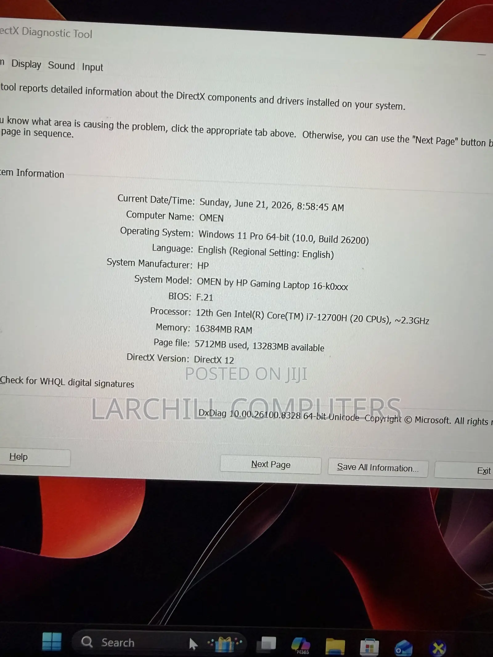 Laptop HP Omen 16 16GB Intel Core i7 SSD 512GB