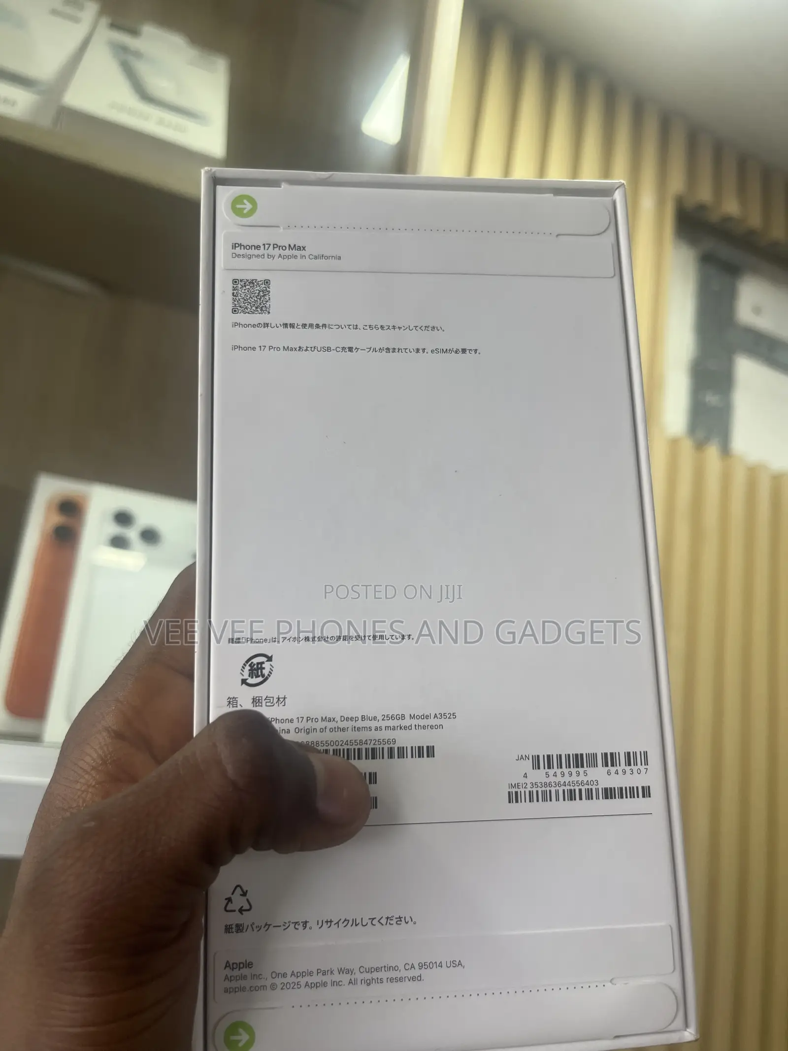 New Apple iPhone 17 Pro Max 256 GB Blue