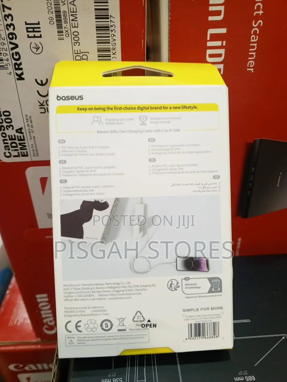 Baseus Silky Fast Charging Cable Usb-C to Ip 20w 1m Black