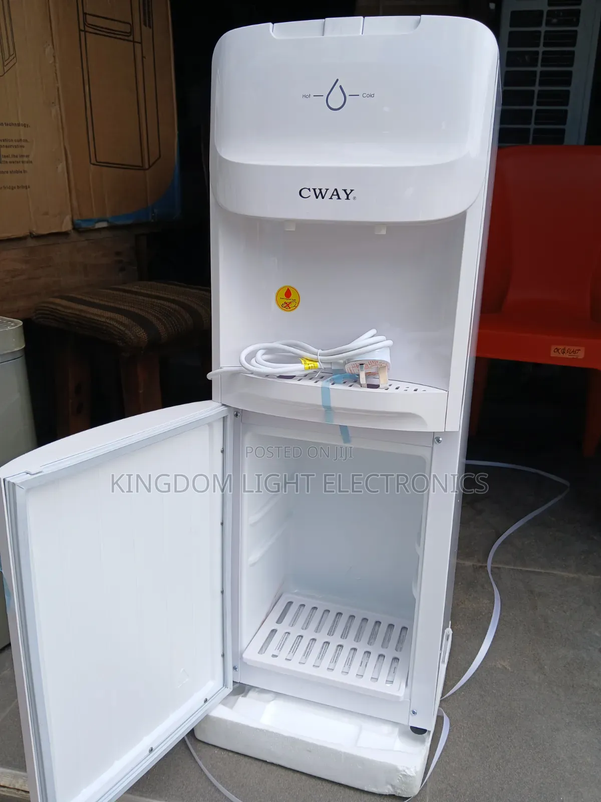 C Way Hot Cold Water Dispenser With Fridge Copper Compressor.