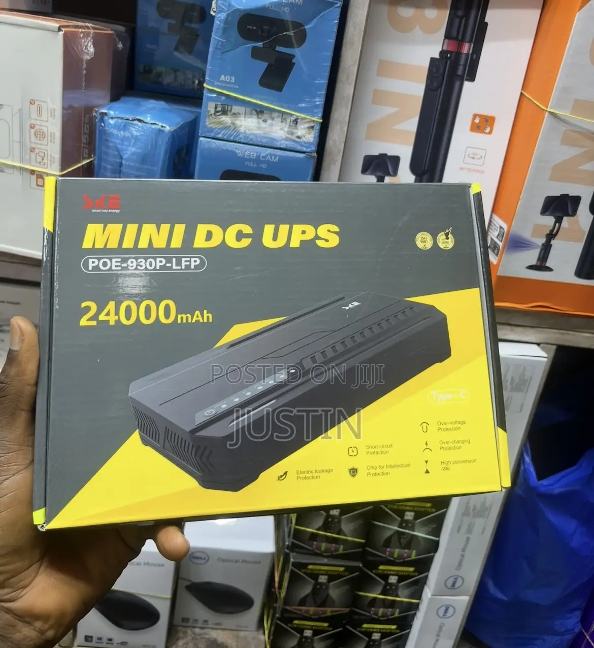 Ske Poe-930p-LFP 24000mah 18w Mini Dc Ups