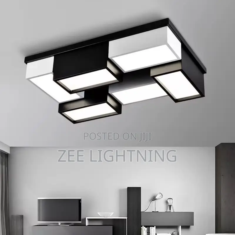 Led Block Shape Luxury Ceiling Flush