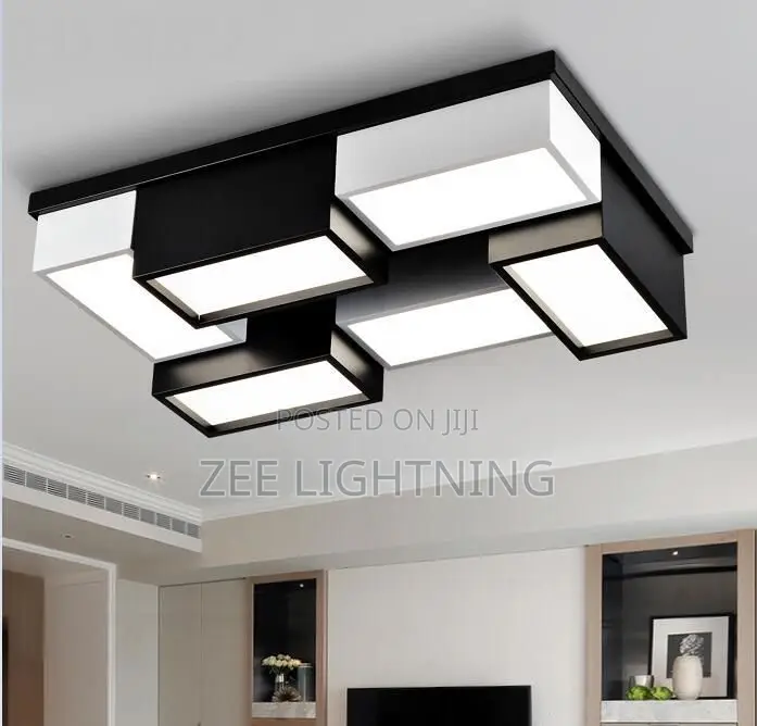 Led Block Shape Luxury Ceiling Flush