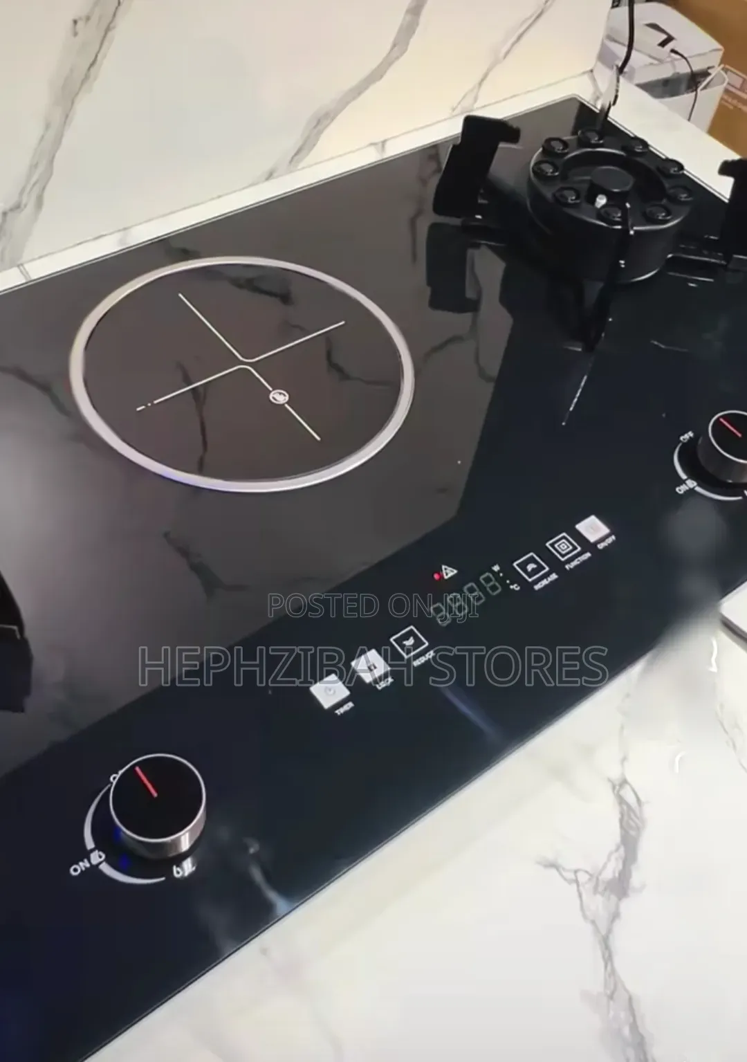 Meestajames Original 2 Gas + 1 Electric Burner With Timer