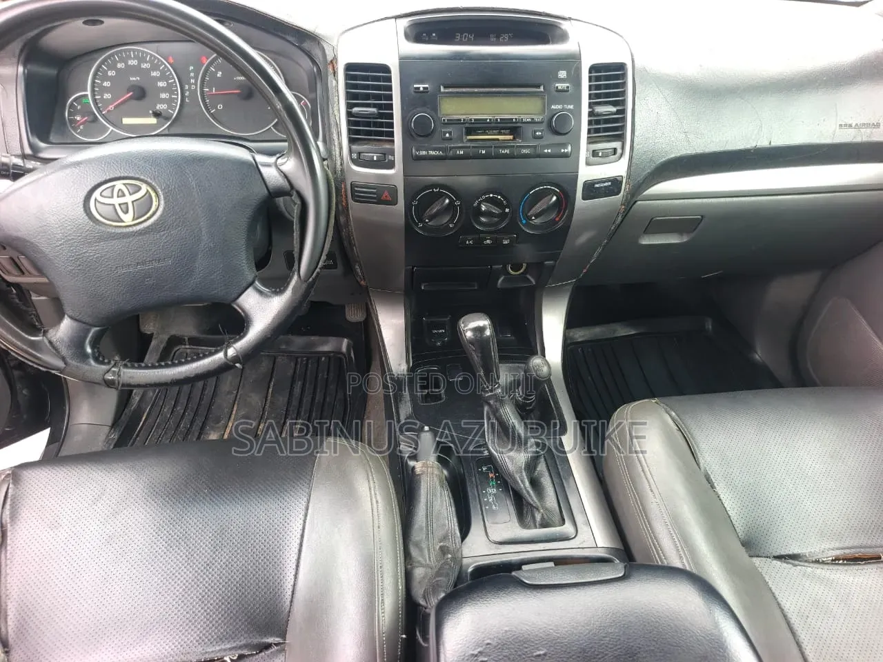 Toyota Land Cruiser Prado 2009 Black
