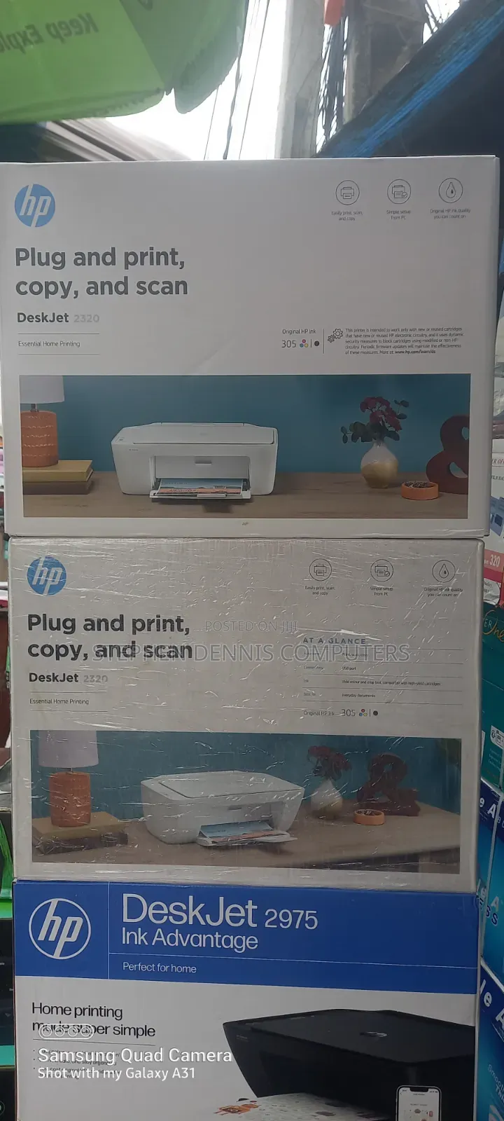 Hp Deskjet 2320 Three-in-One Colour Printer