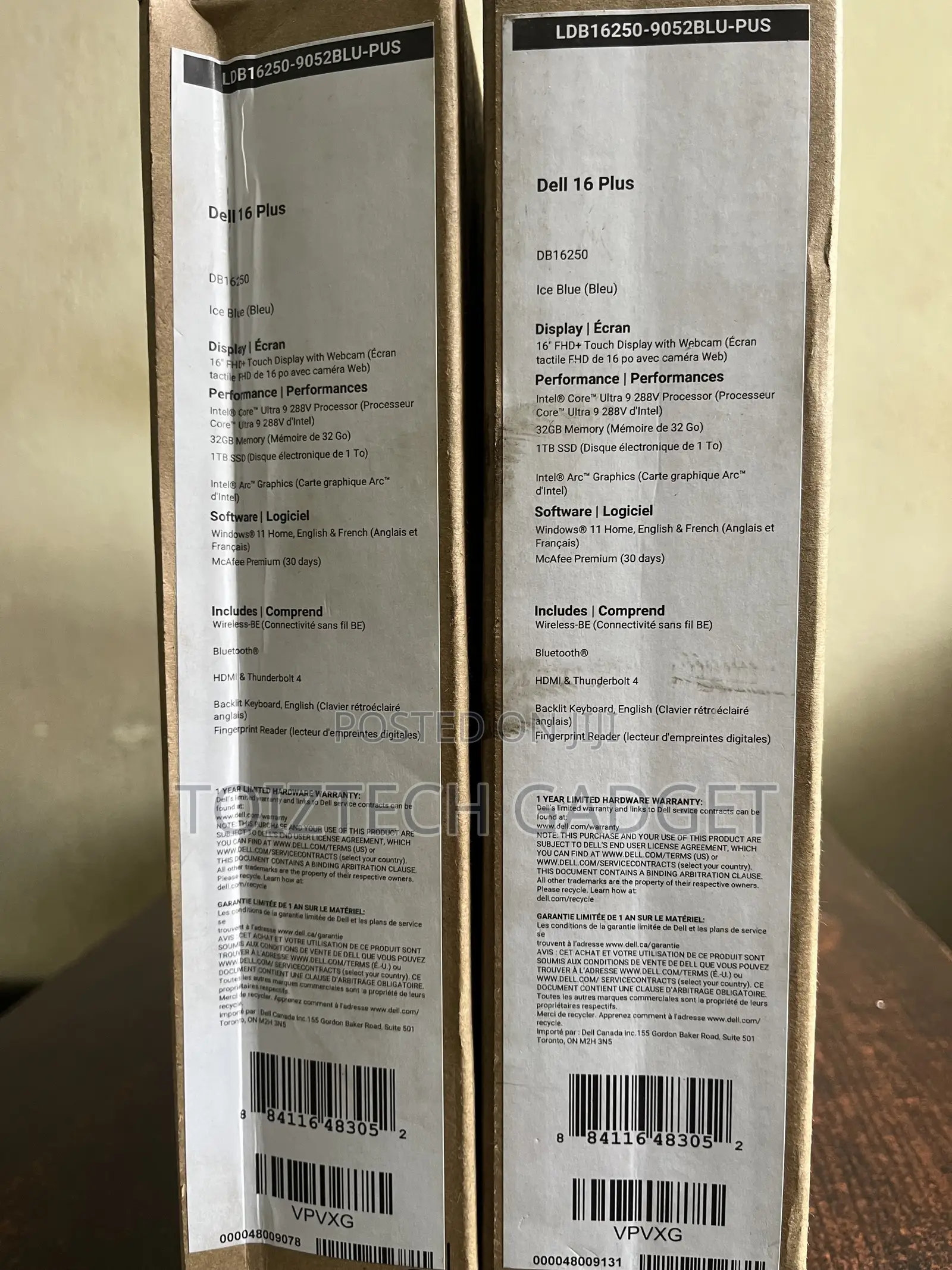 New Laptop Dell Plus 16 32GB Intel Core Ultra 9 SSD 1T