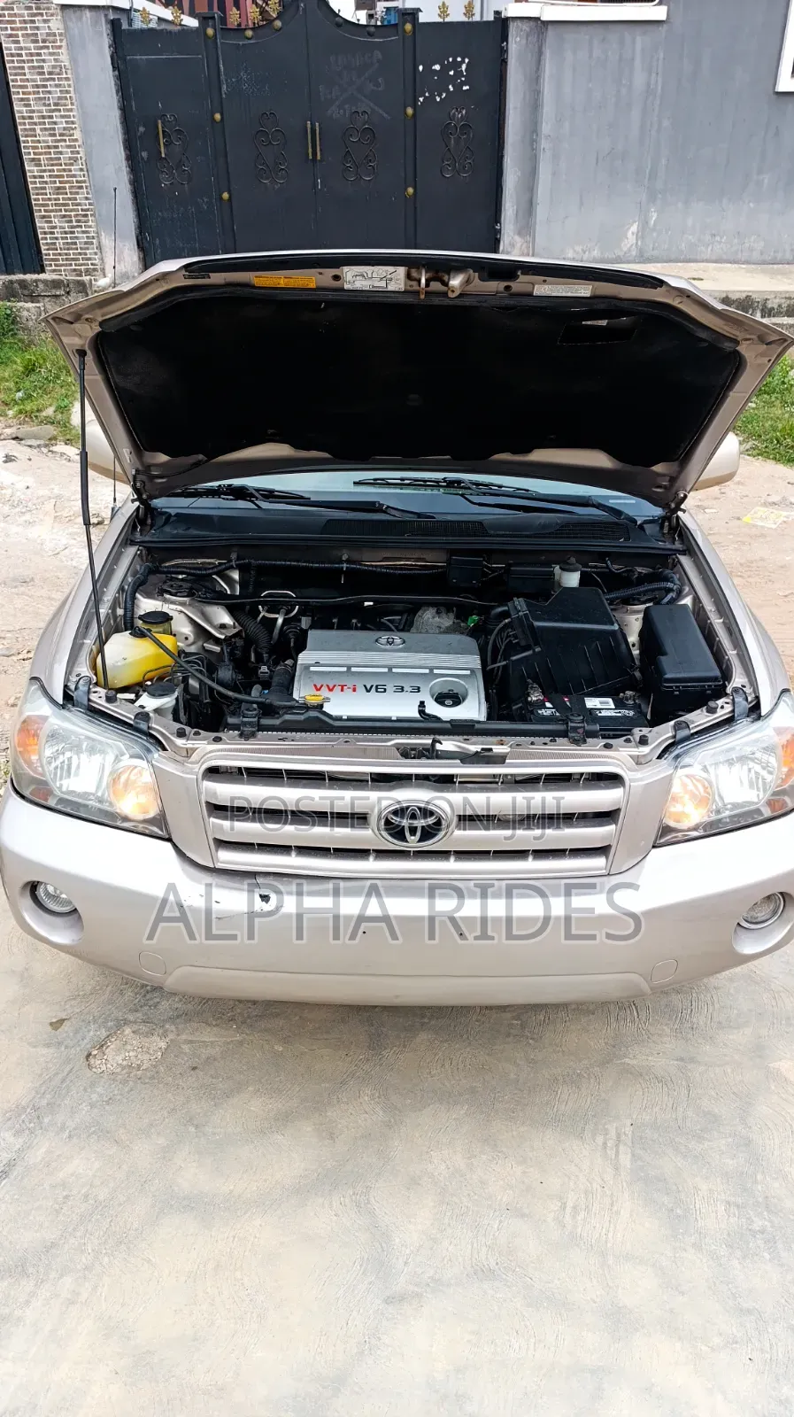 Toyota Highlander 4x4 2007 Brown