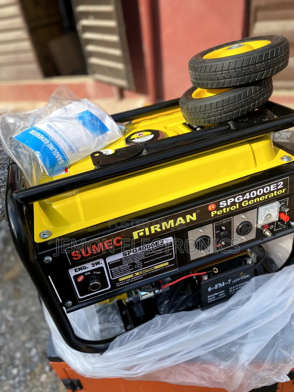 Firman Spg4000e2 4.5kva Constant Petrol Generator 100% Copper