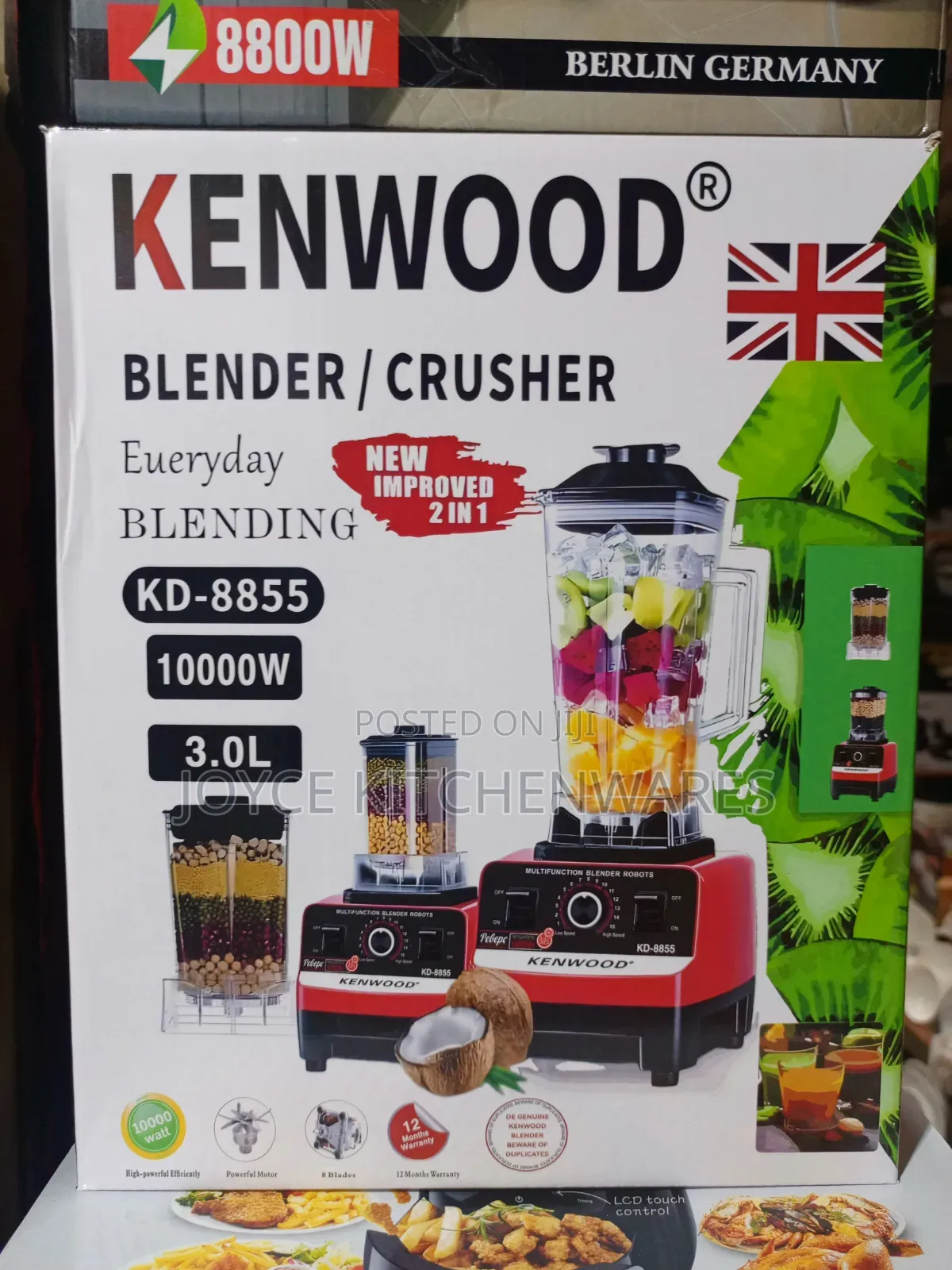 Everyday Kenwood Blender /Crusher 3l