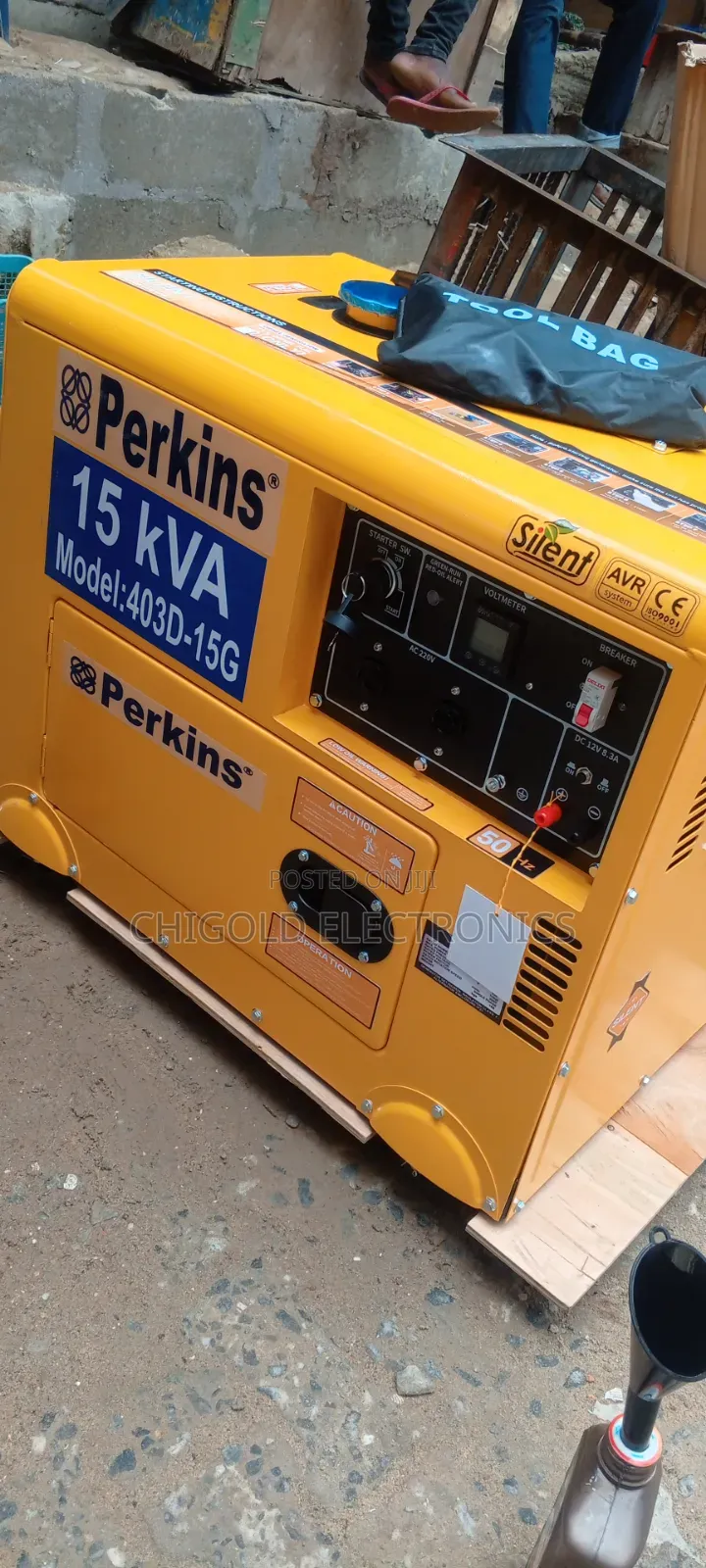 Original Perkins Diesel Generator 15 Kva 100% Copper Coin