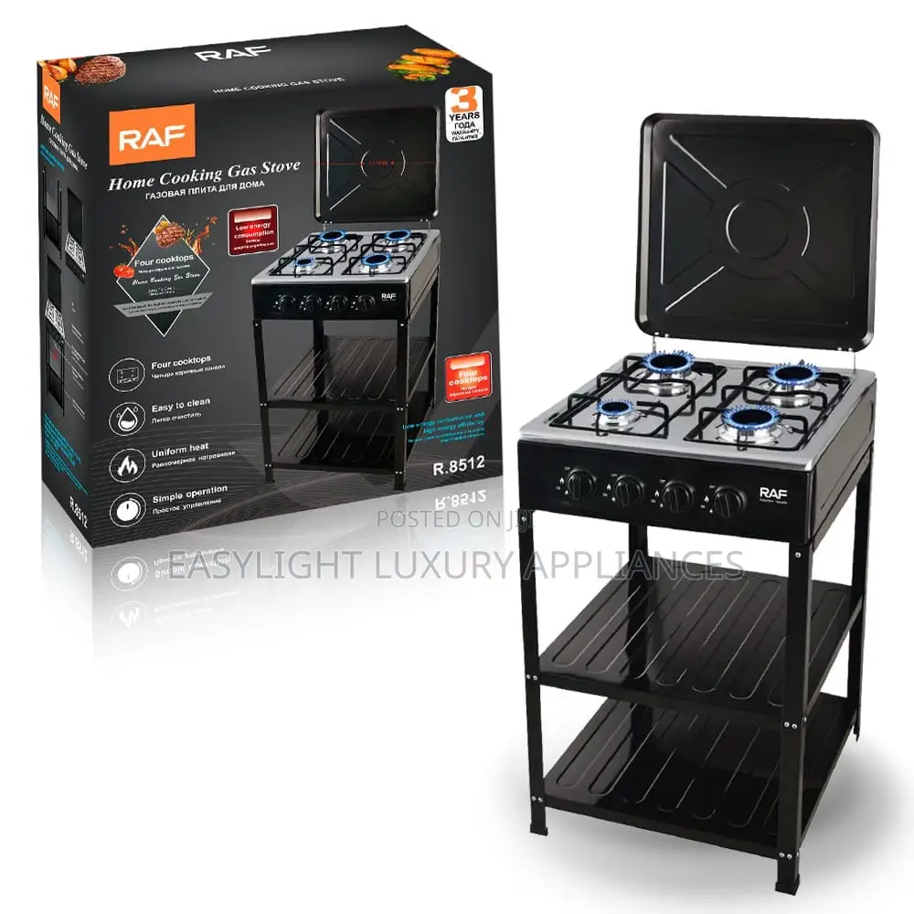 Raf 4 Burner Gas Cooker With Stand R.8512