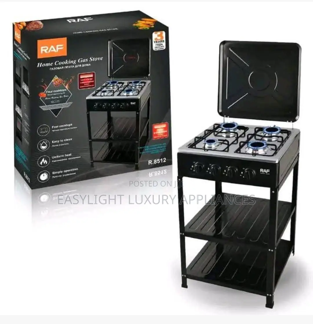 Raf 4 Burner Gas Cooker With Stand R.8512