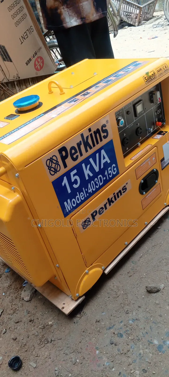 Perkins Diesel Generator 15kva 100% Copper Coin Original