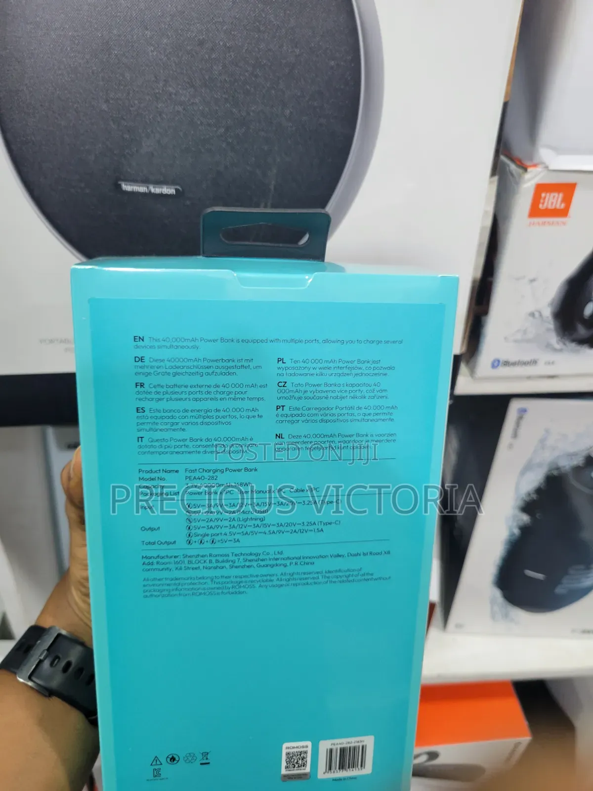 Romoss 40000mah 65watts Fast Charging, Power Bank