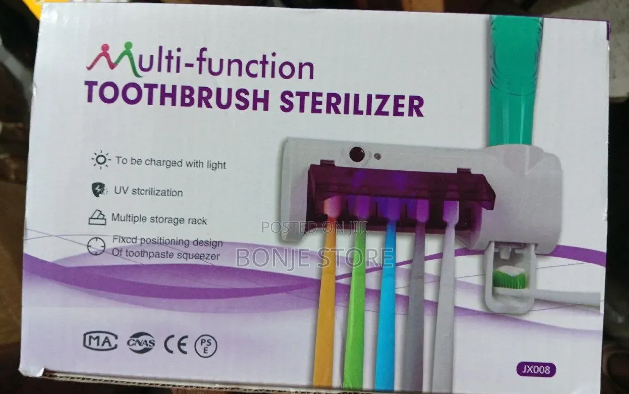 Rechargeable Toothbrush Sterilizer With Toothpaste Holder