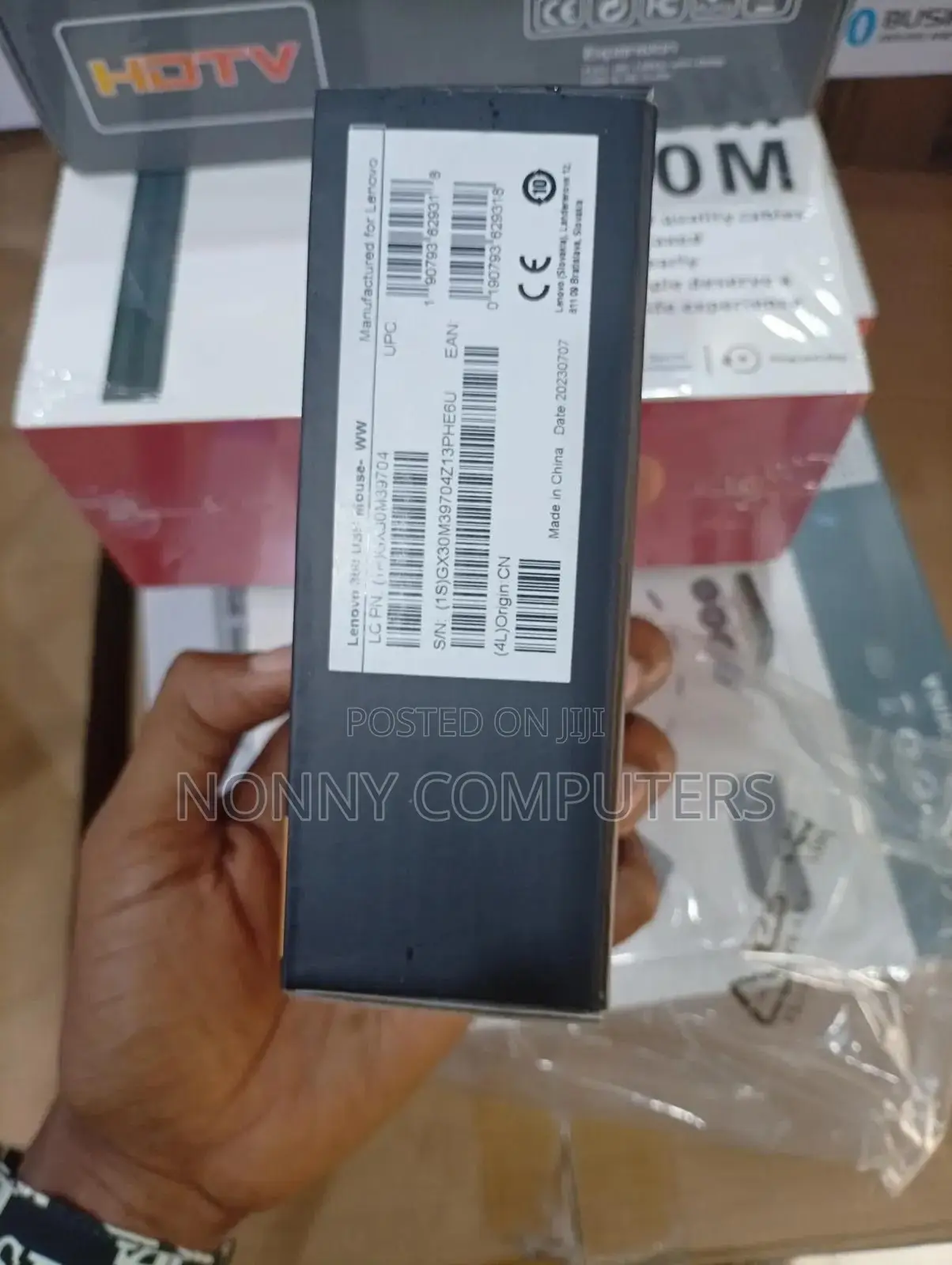 Lenovo 300 Usb Wired Mouse 1600 Dpi Gx30m39704 Black