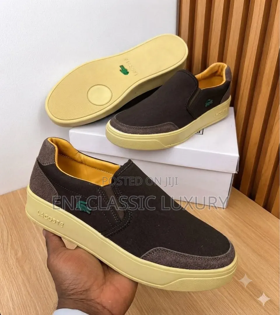 Lacoste Best Quality Flat Shoes Collection Well Banded Package