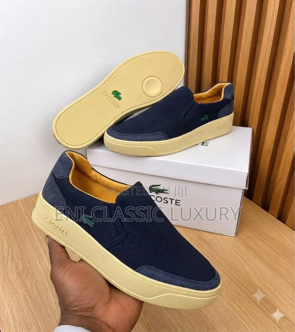 Lacoste Best Quality Flat Shoes Collection Well Banded Package