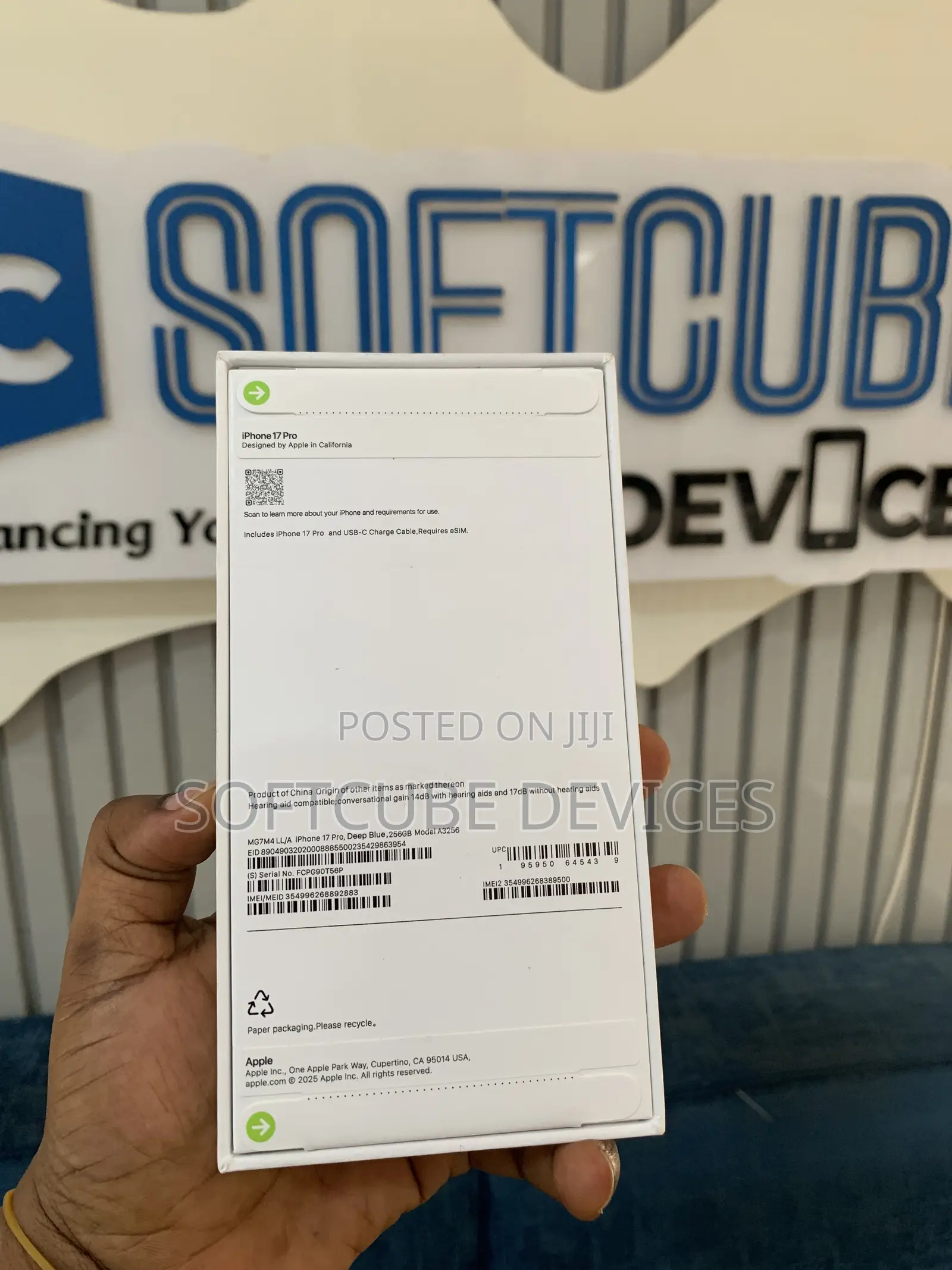 New Apple iPhone 17 Pro 256 GB Blue