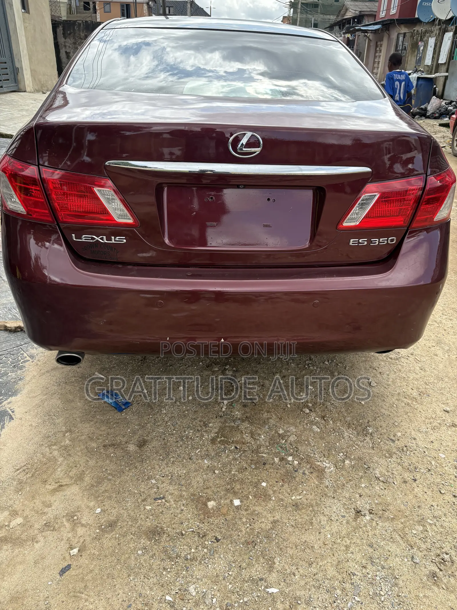 Lexus ES 350 2008 Burgundy
