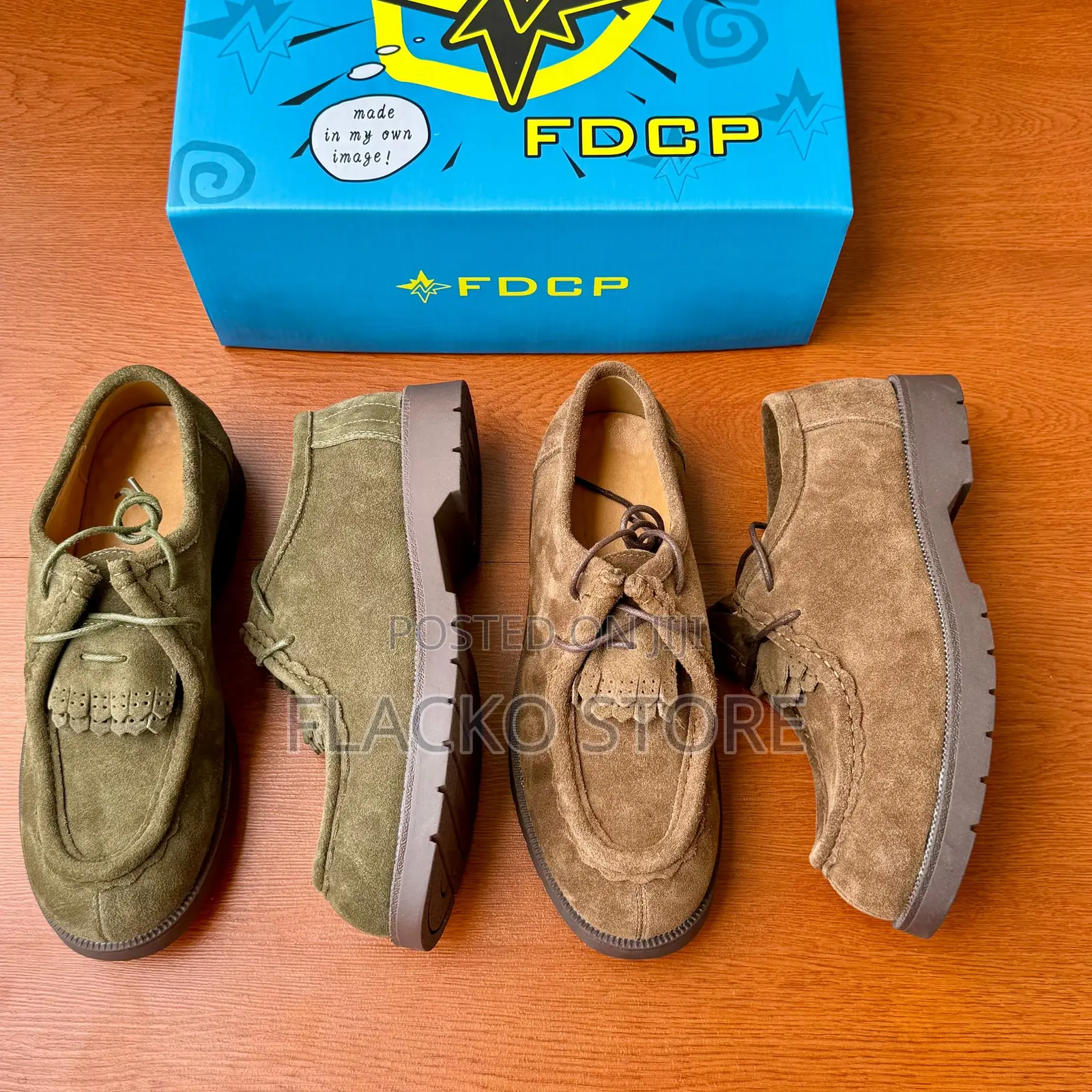 Original Padror Derby Workwear Suede Shoes