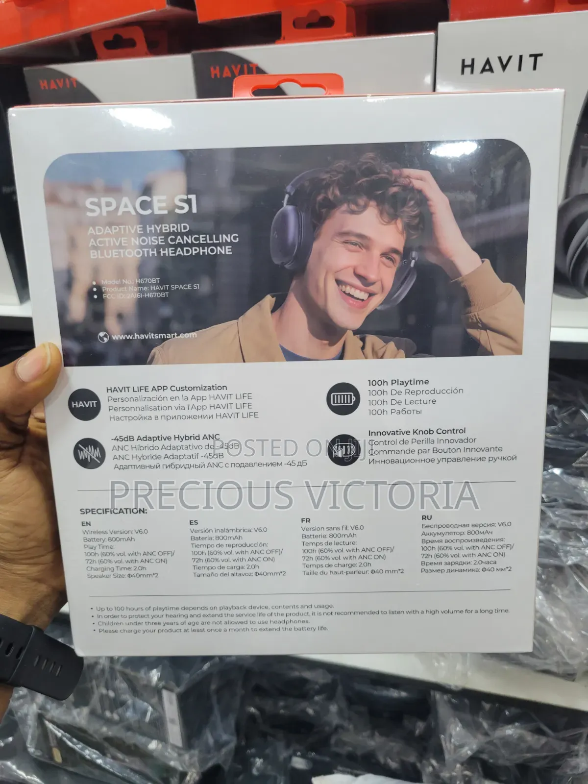 Havit H670bt Headset Space S1