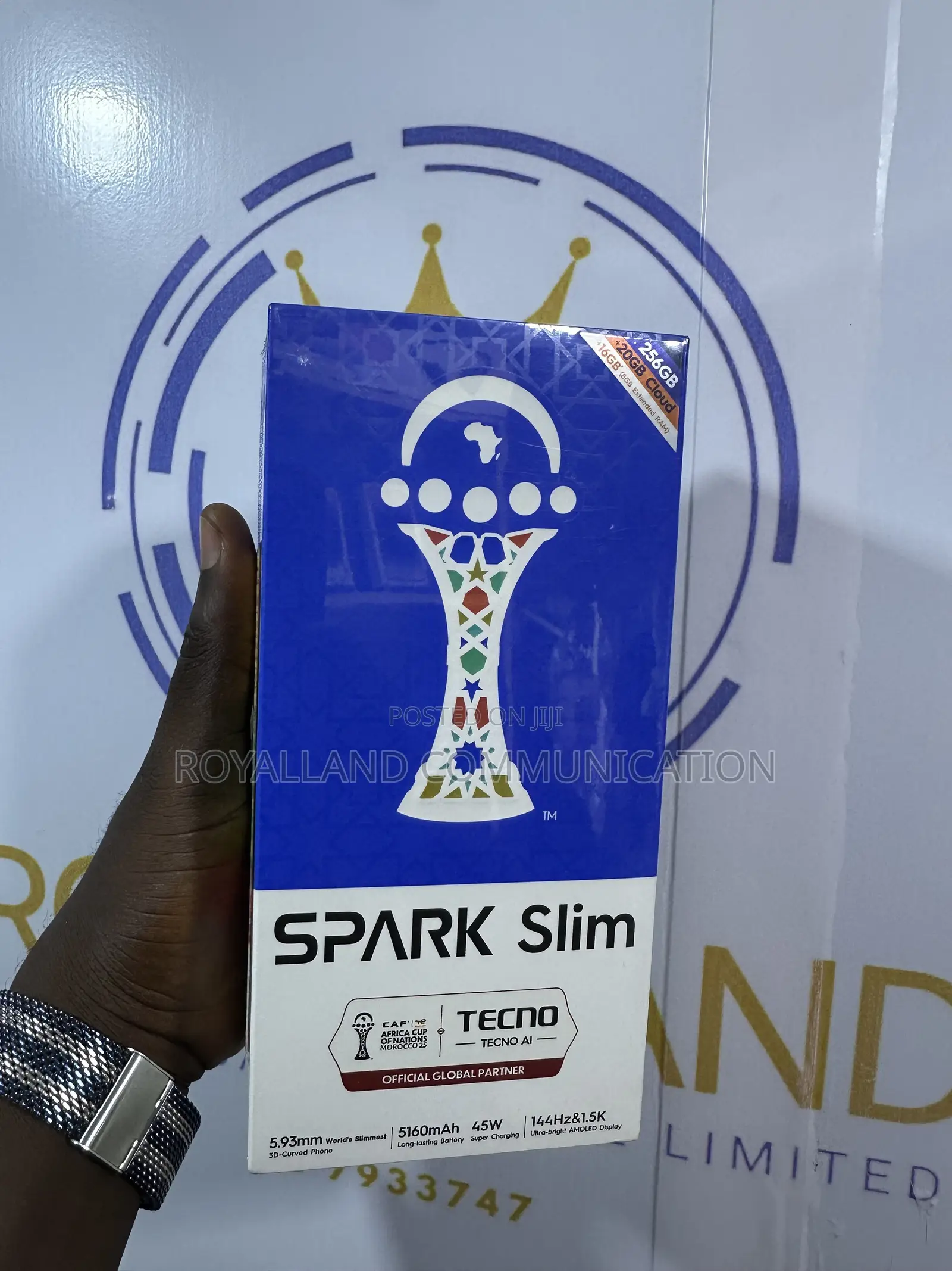 New Tecno Spark Slim 256 GB Blue