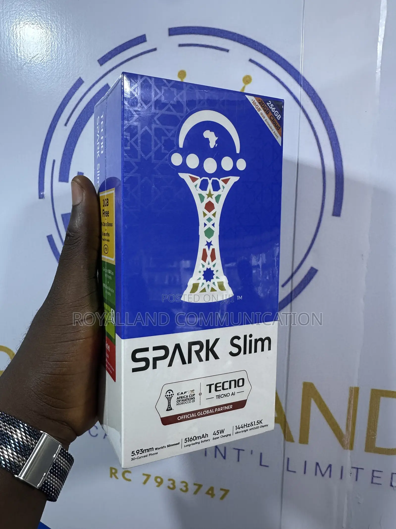 New Tecno Spark Slim 256 GB Blue
