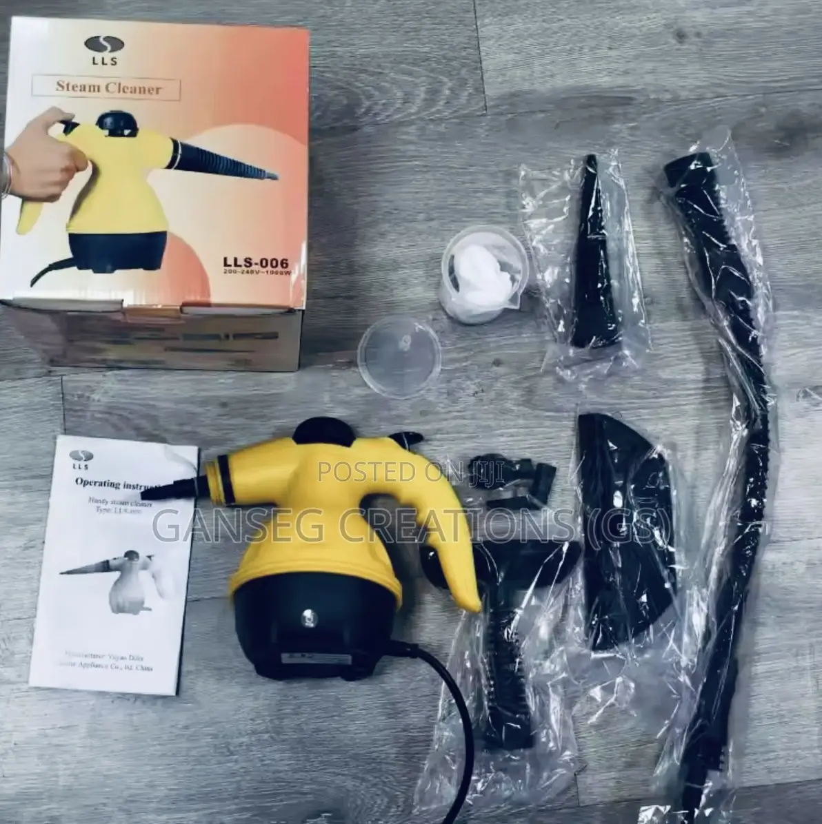 Multi-purpose Handheld Pressurized Steam Cleaner (Df-a001) – Brand New