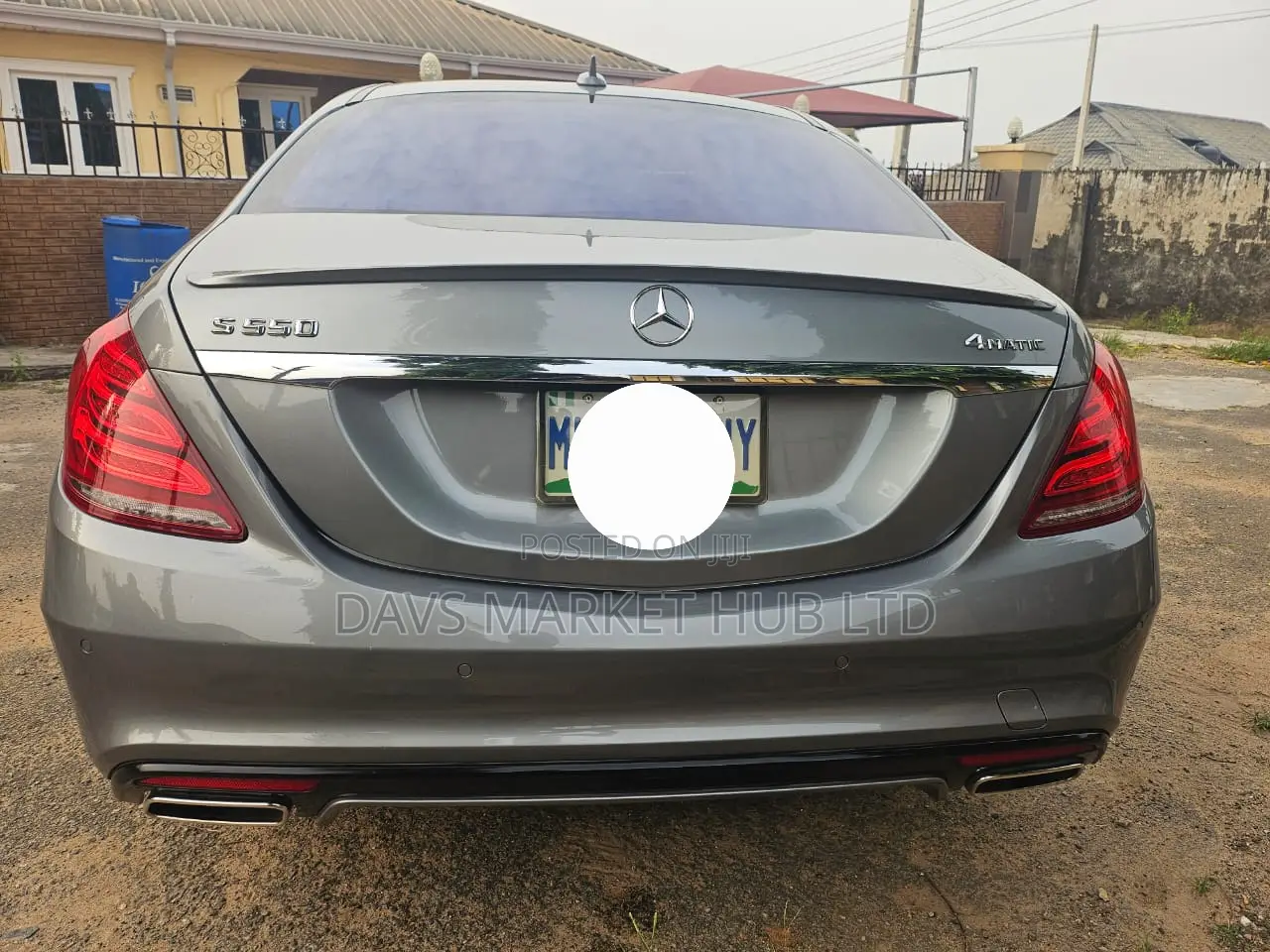 Mercedes-Benz S-Class S 550 4MATIC 2016 Gray