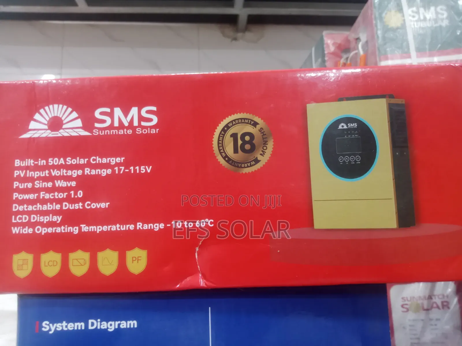 1.2kva SMS Hybrid Inverter 12v