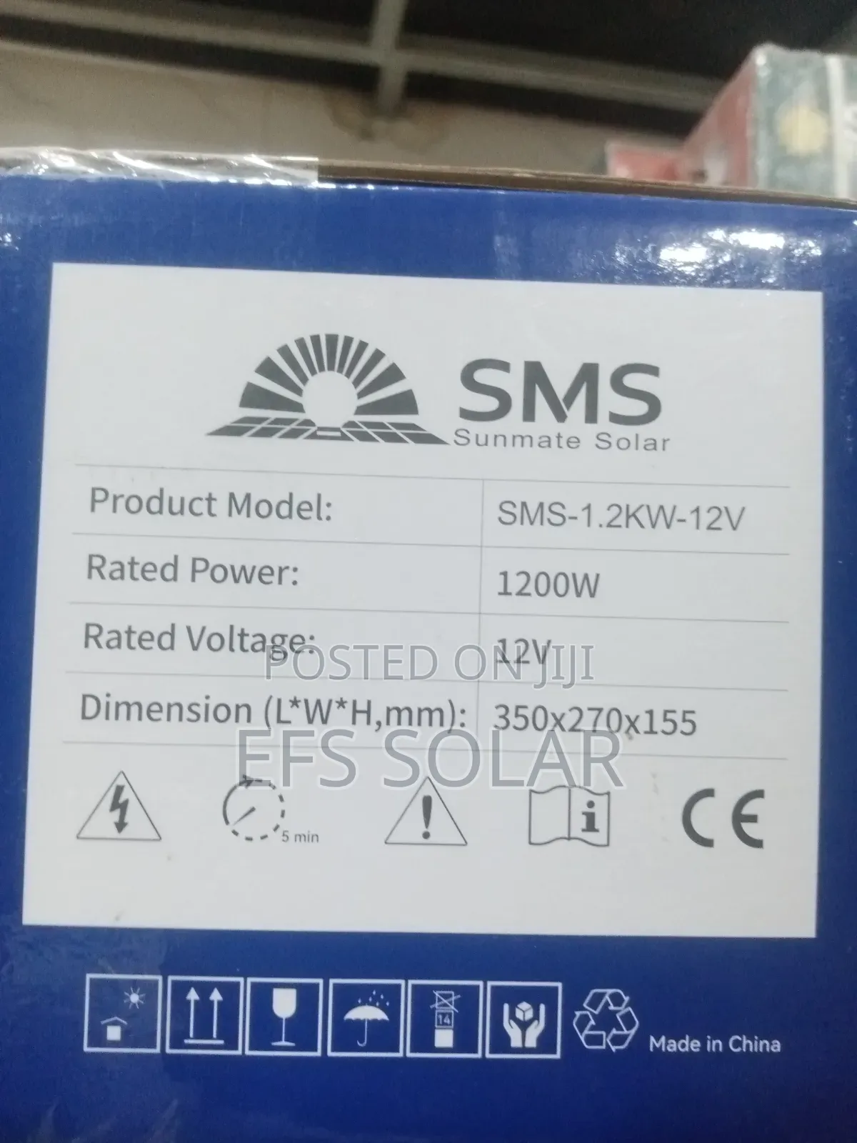 1.2kva SMS Hybrid Inverter 12v