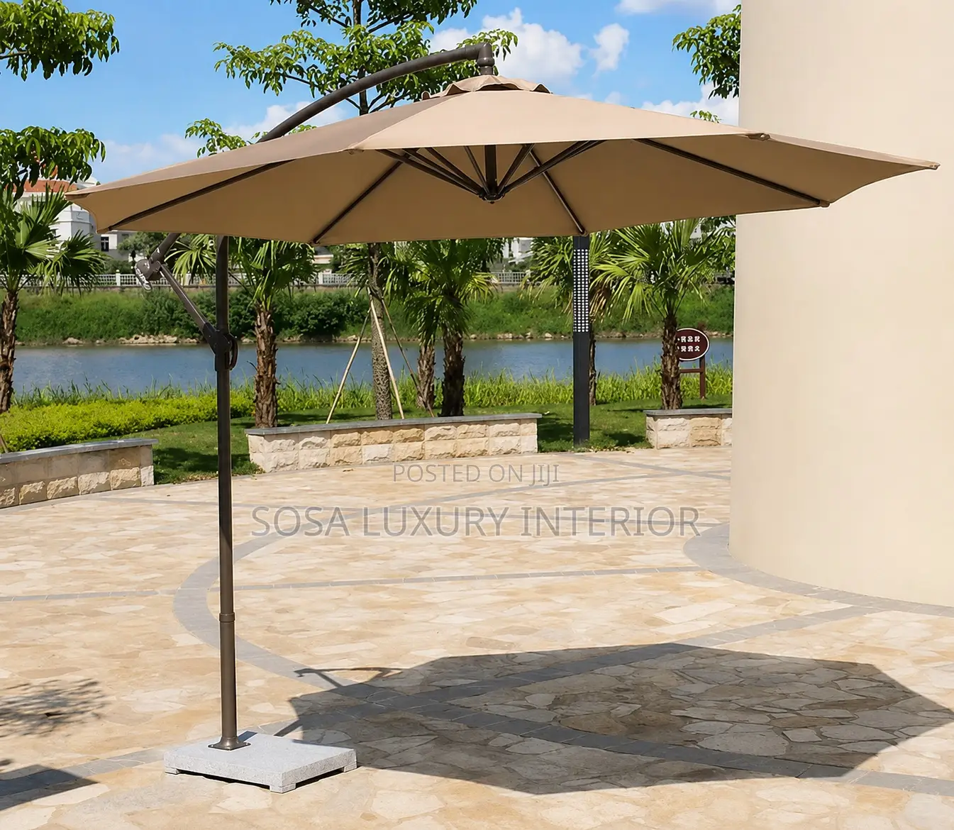 Large Offset Patio Umbrella