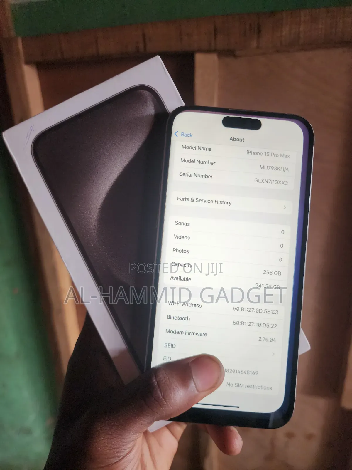 Apple iPhone 15 Pro Max 256 GB Silver