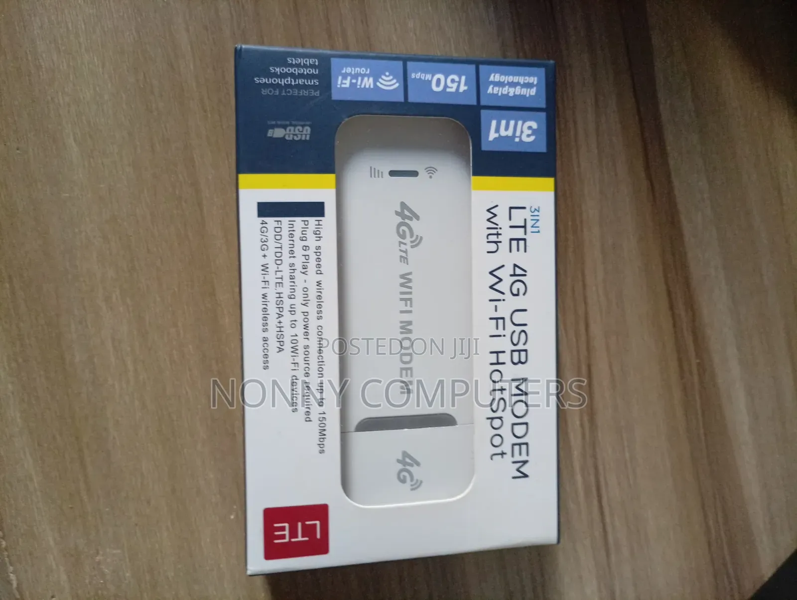 3-in-1 4g Lte Usb Wifi Hotspot Dongle 150mbps Unlock