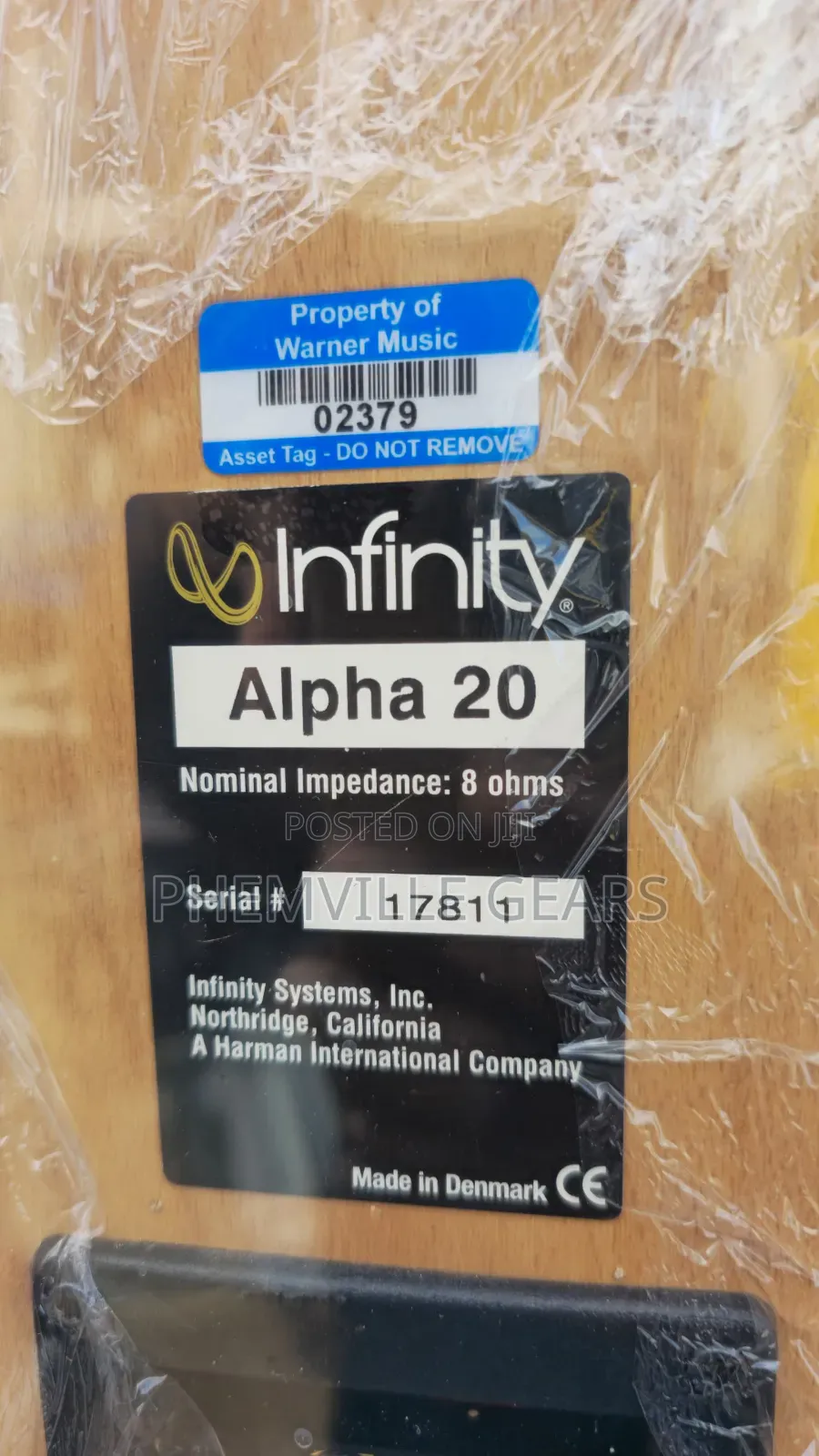 Uk Used Infinity Alpha 20 Bookshelf Speakers