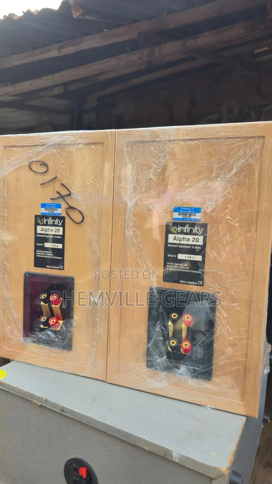 Uk Used Infinity Alpha 20 Bookshelf Speakers