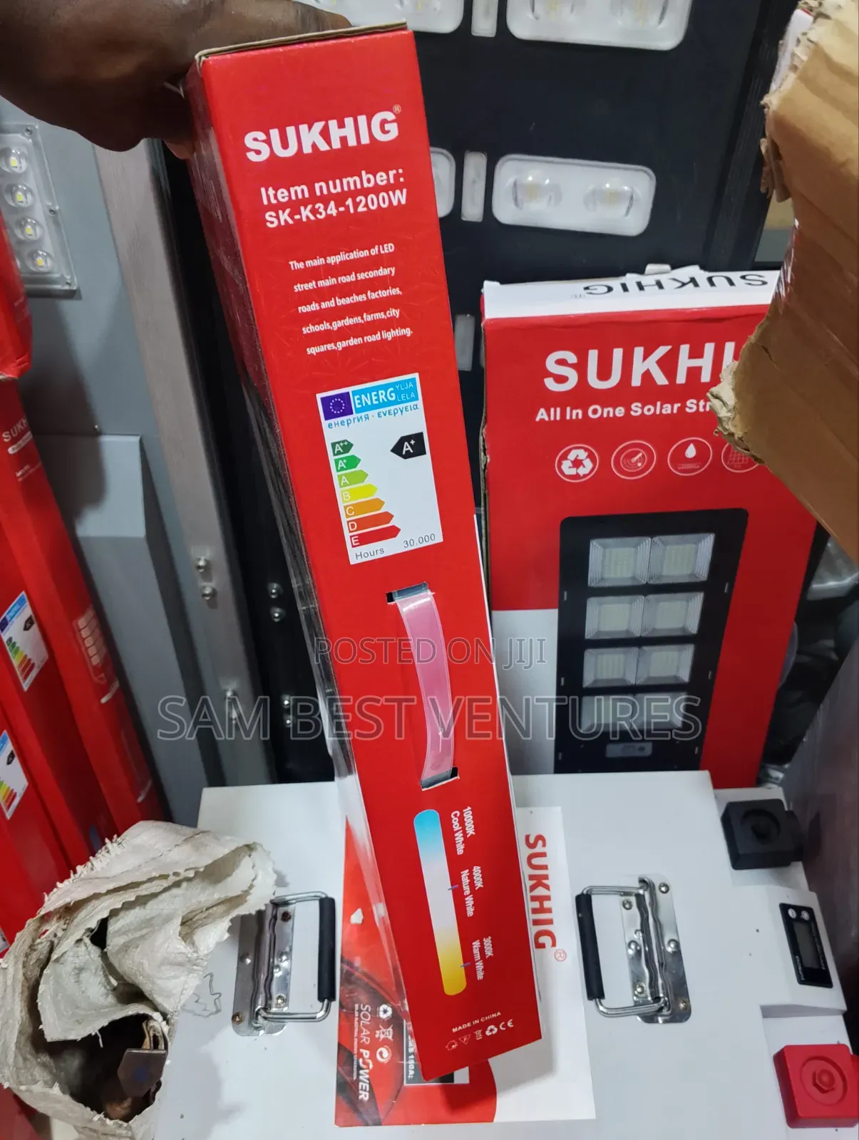 1200w 16eyes Sukhig Solar Street Lights