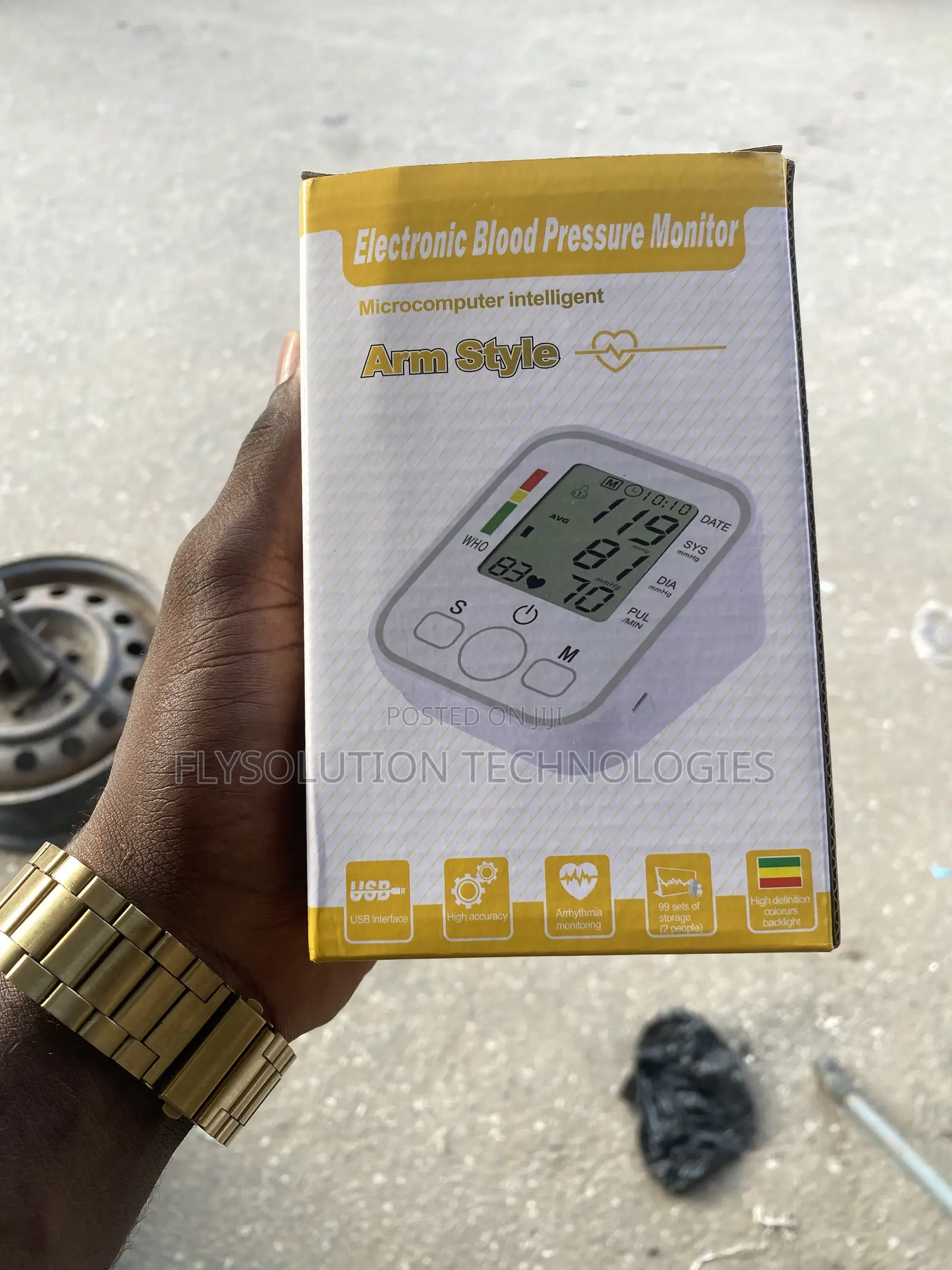 Intelligent Electronic Blood Pressure Bp Monitor (Arm Style)