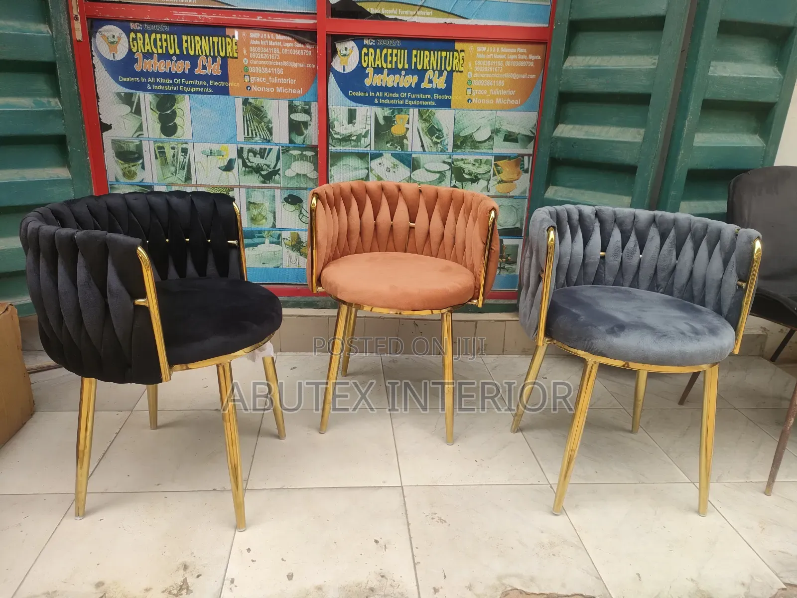 Exclusive Quality Single 4 Leg Chair