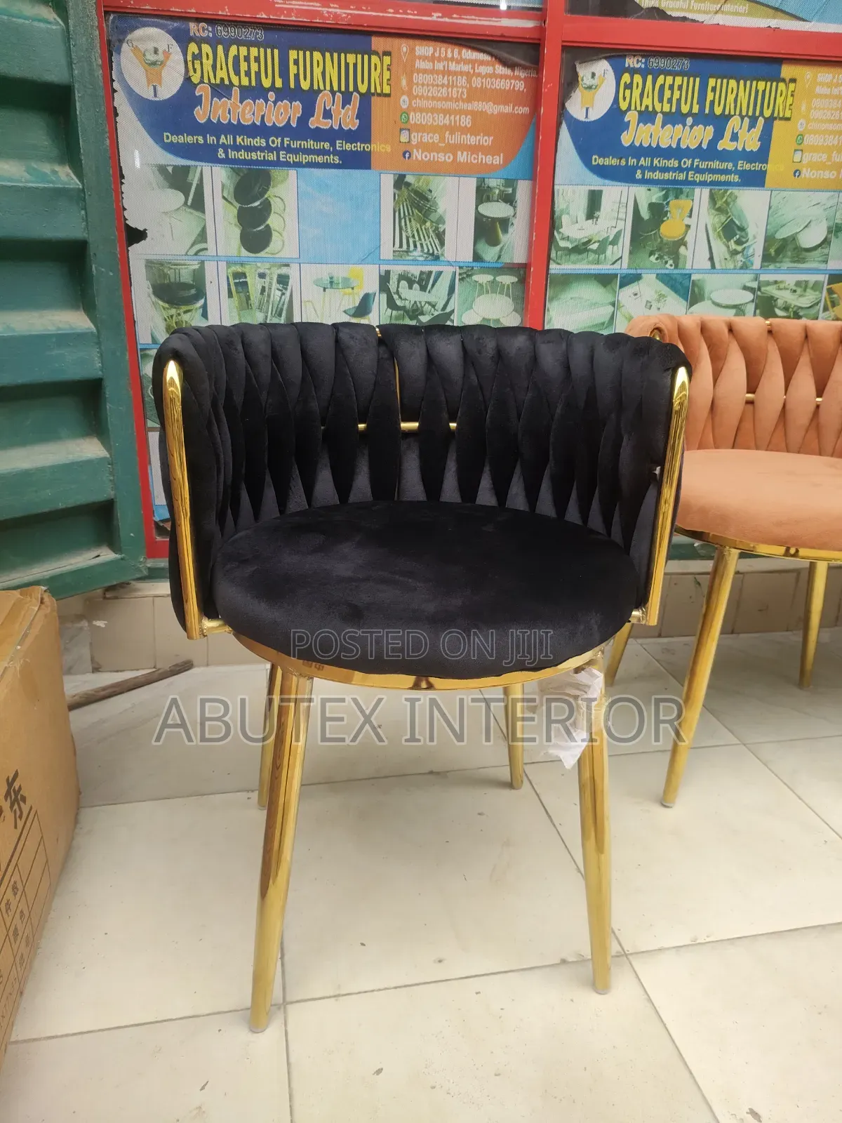 Exclusive Quality Single 4 Leg Chair