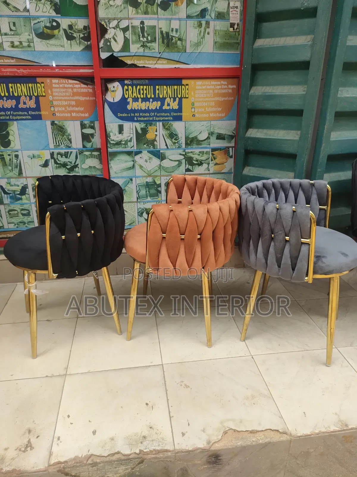 Exclusive Quality Single 4 Leg Chair