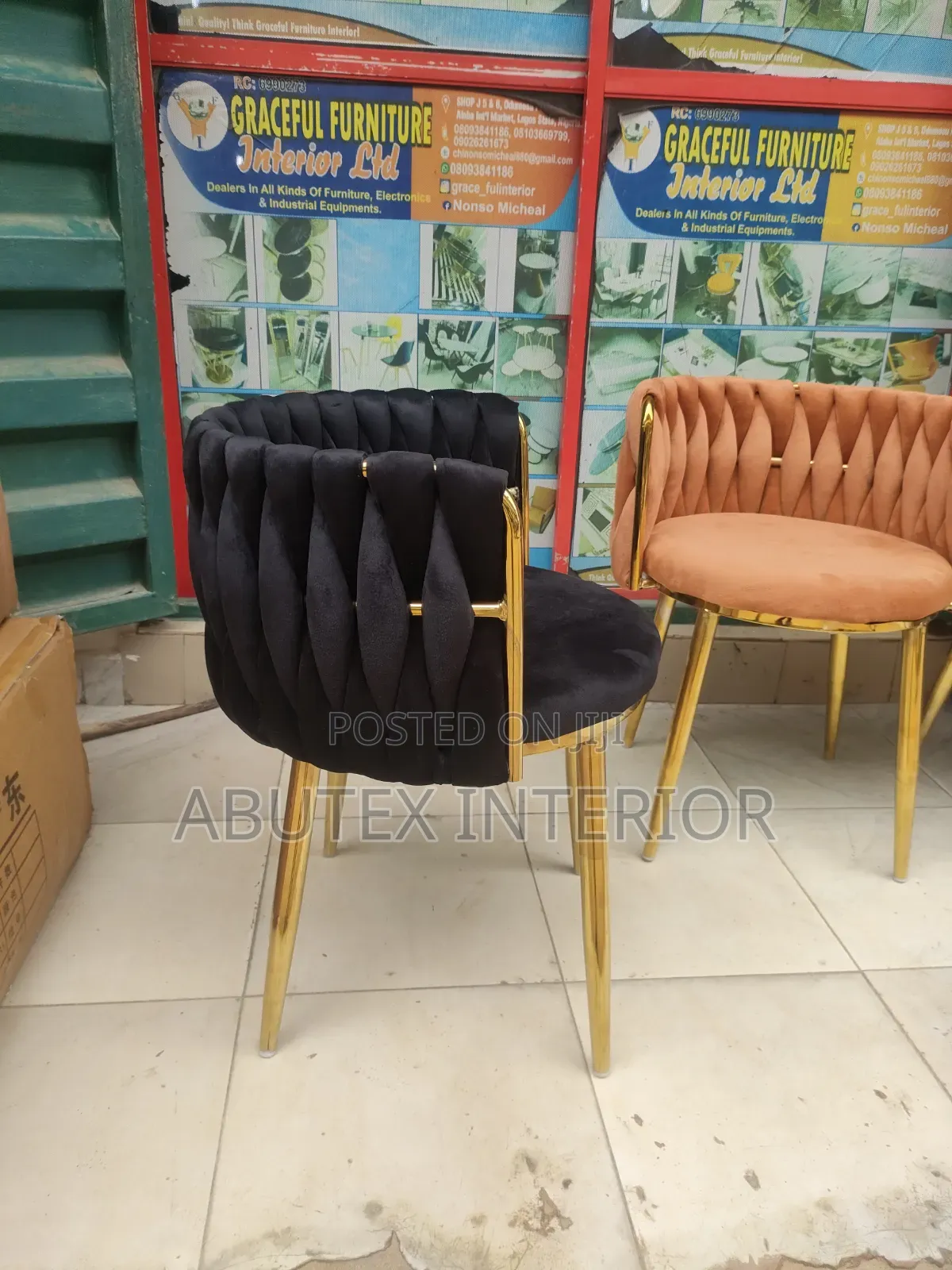 Exclusive Quality Single 4 Leg Chair
