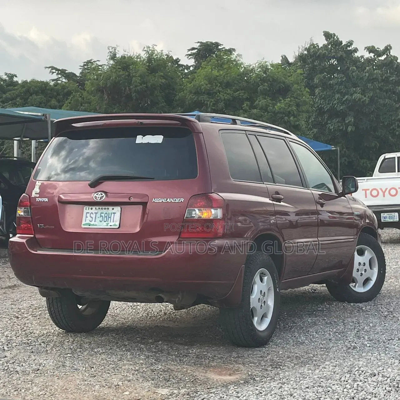 Toyota Highlander 2007 Red