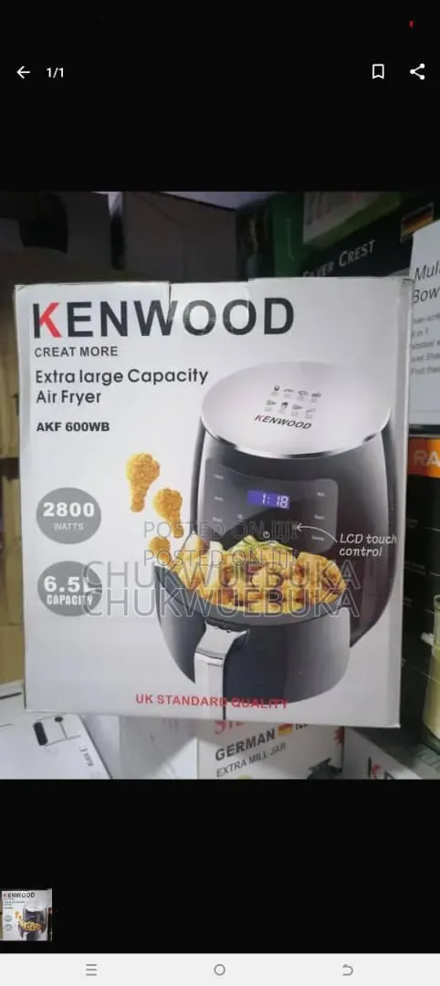 Kenwood Air Fryer Extra Large Capacity